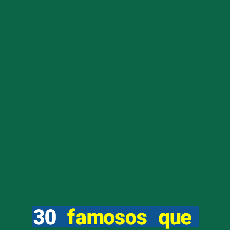 30 famosos que ficaram pobres