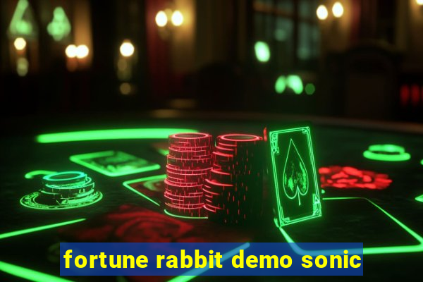 fortune rabbit demo sonic