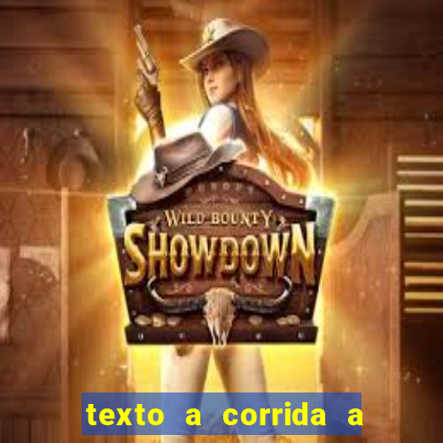 texto a corrida a lagarta lili