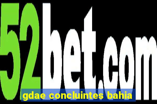 gdae concluintes bahia