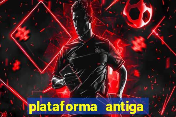 plataforma antiga de jogos