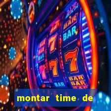 montar time de futebol site