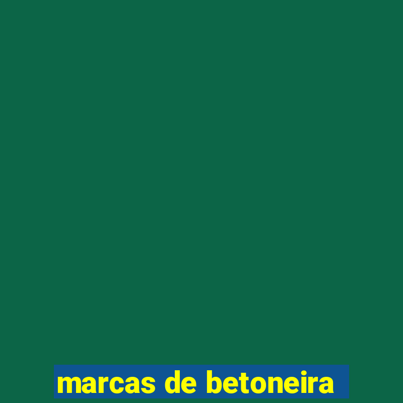 marcas de betoneira