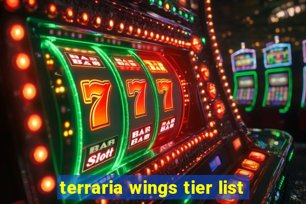 terraria wings tier list