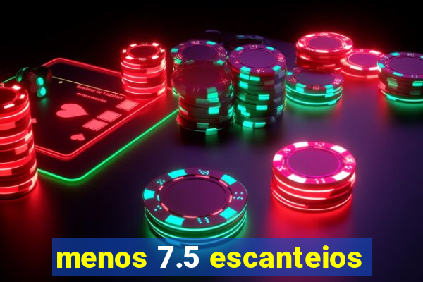 menos 7.5 escanteios