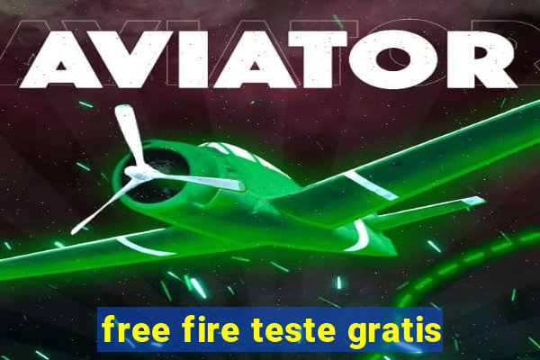 free fire teste gratis