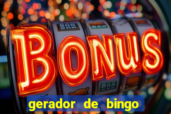 gerador de bingo de palavras