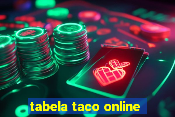 tabela taco online