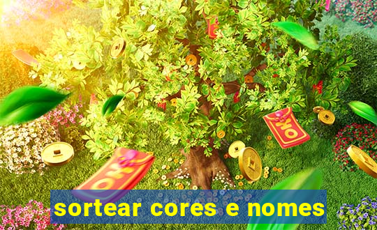 sortear cores e nomes