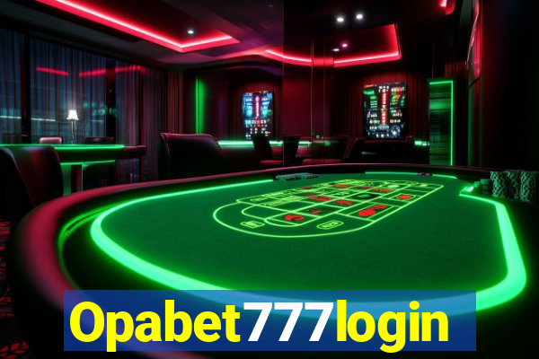 Opabet777login