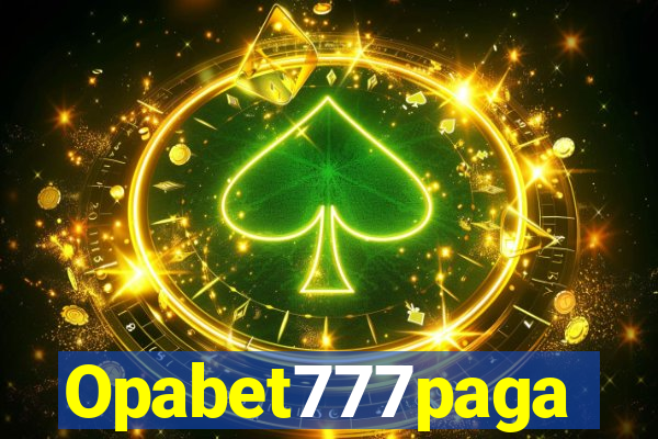 Opabet777paga