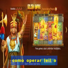 como operar leil o de abertura mini indice