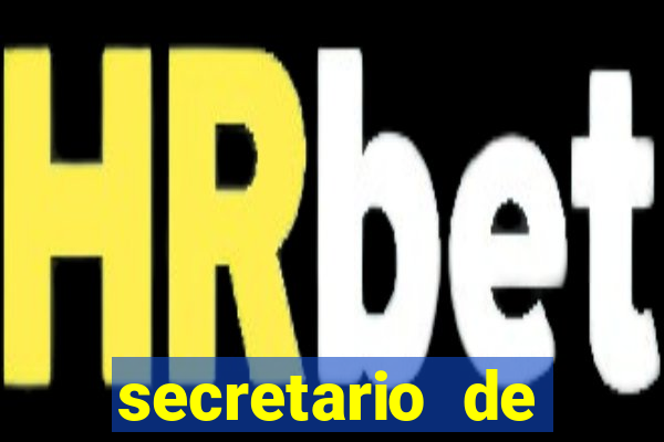 secretario de esporte salario