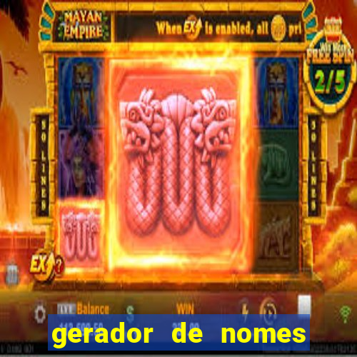 gerador de nomes para jogos