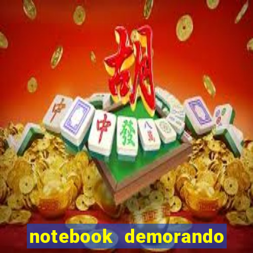 notebook demorando para ligar tela preta