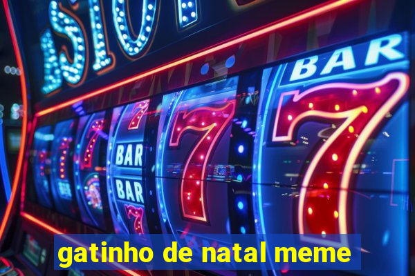 gatinho de natal meme