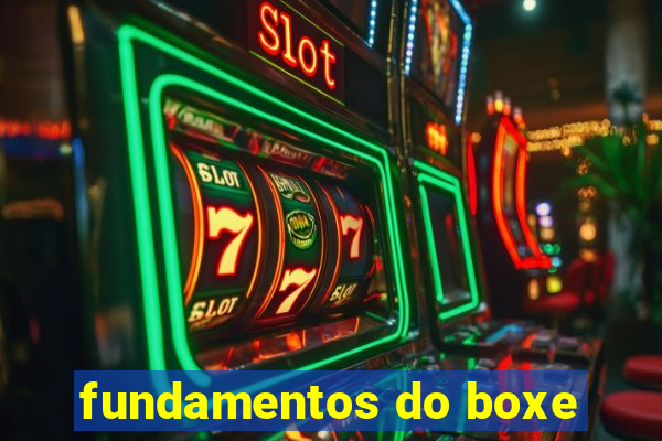 fundamentos do boxe